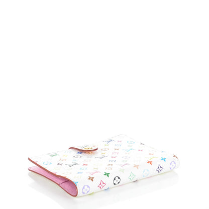 Louis Vuitton Monogram Multicolor Small Ring Agenda Cover White Litchi 4 of 7