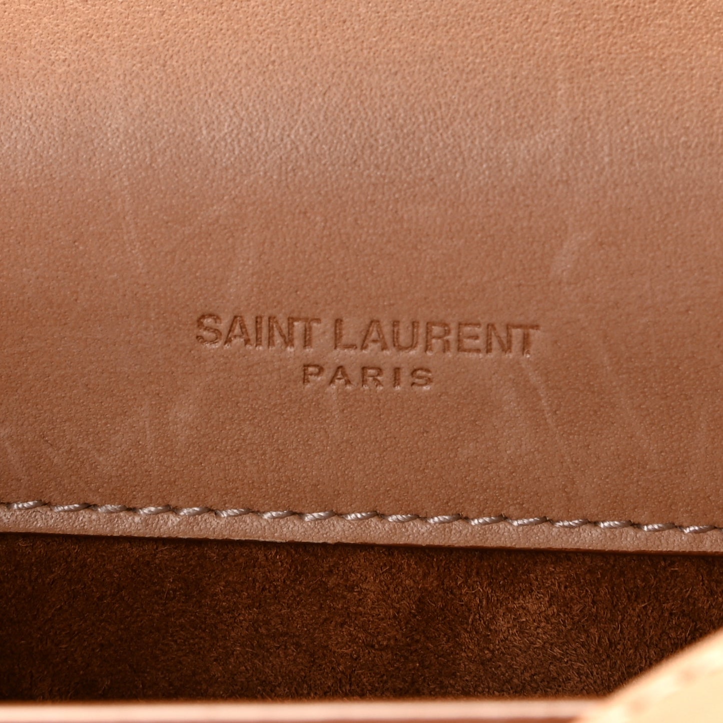 Smooth Calfskin North South Kaia Satchel Vintage Brown