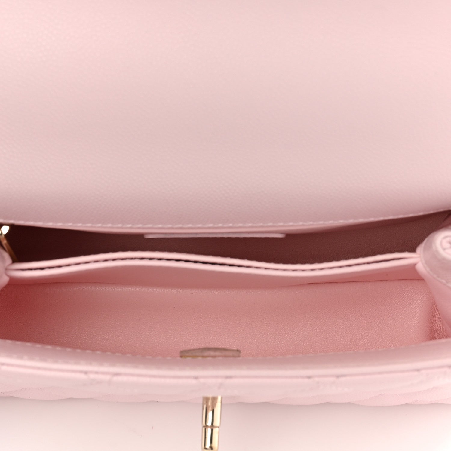 Chanel Caviar Quilted Mini Coco Handle Flap Light Pink 5 of 10