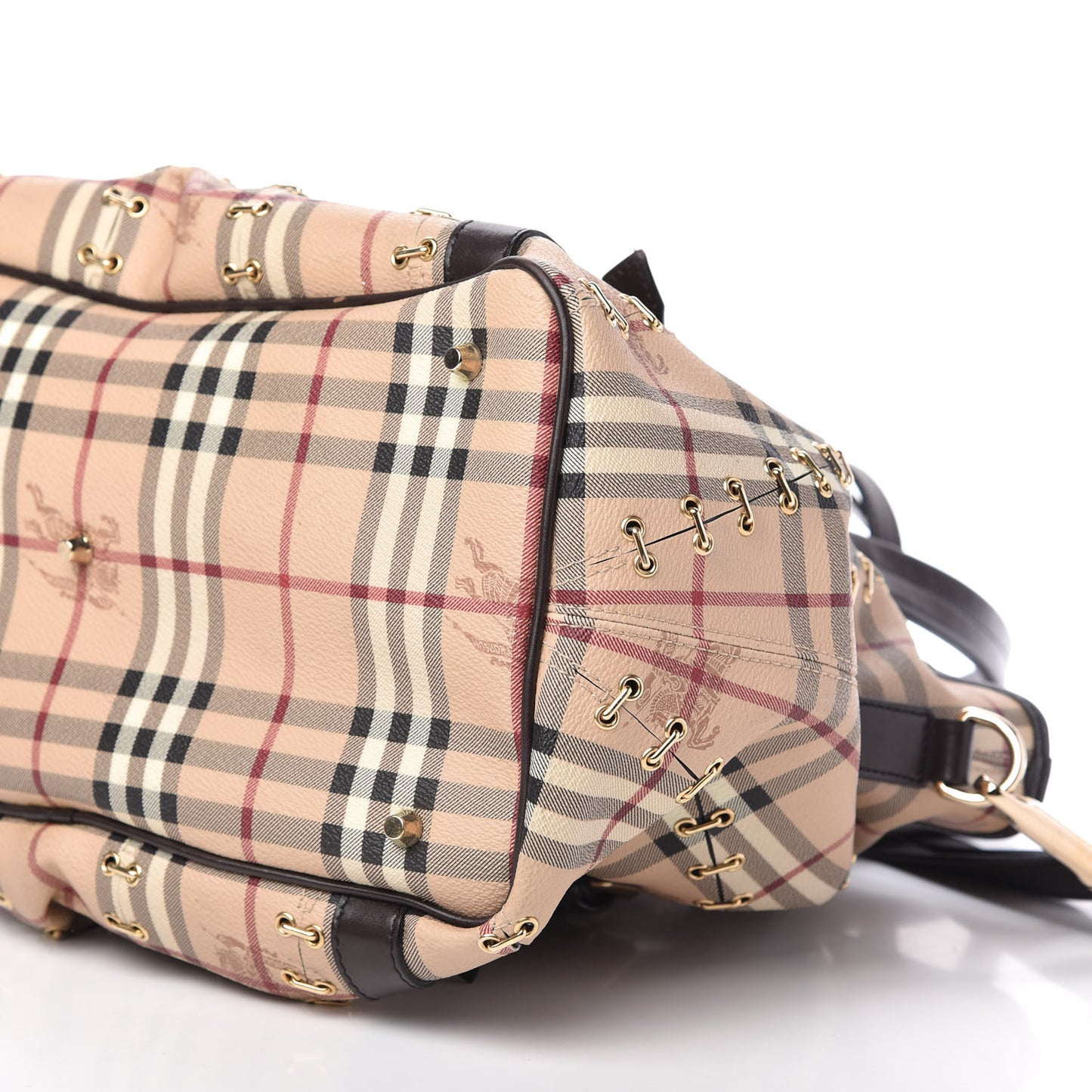 Haymarket Check Metal Stitch Lowry Dark Brown