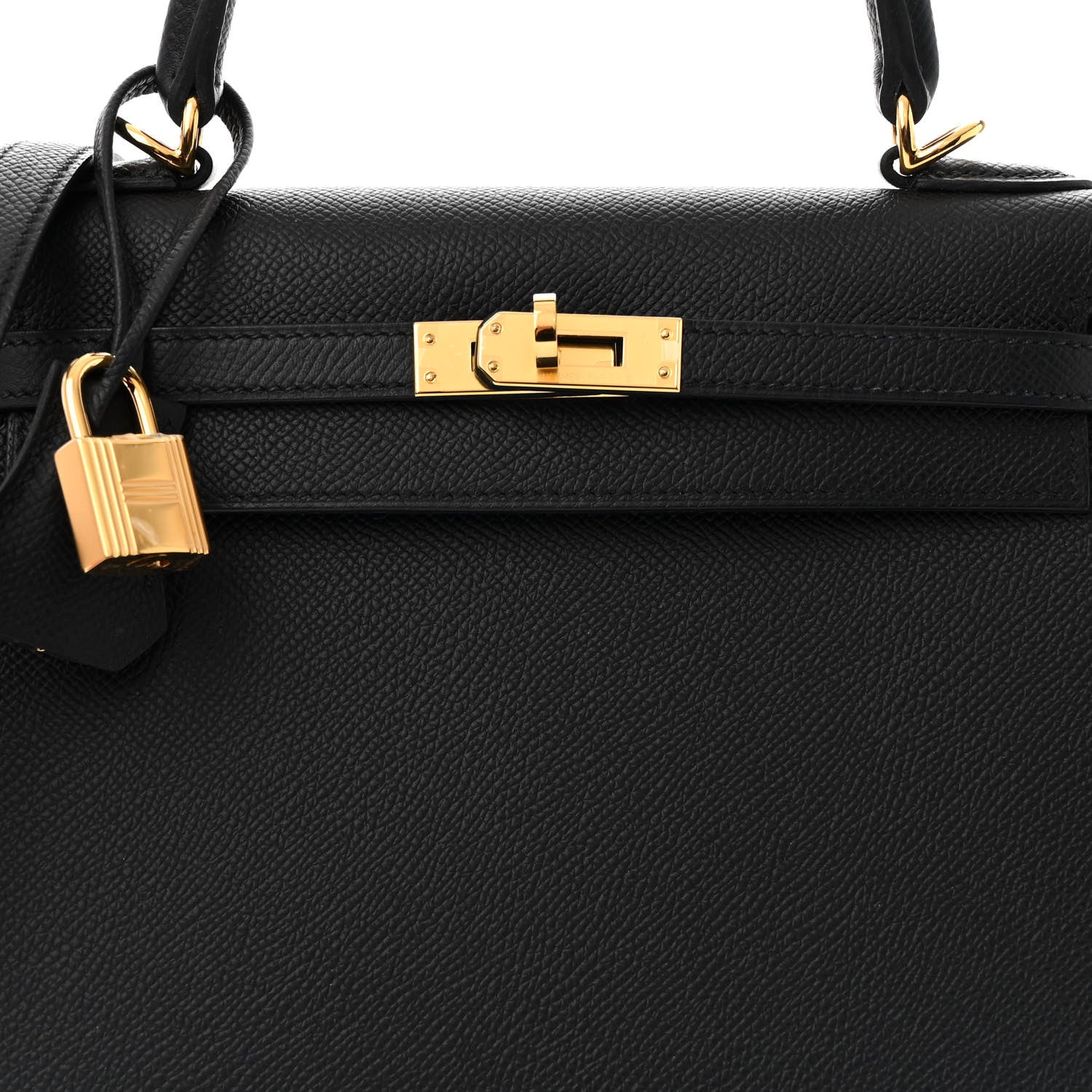 Hermes Epsom Kelly Sellier 25 Black 8 of 11