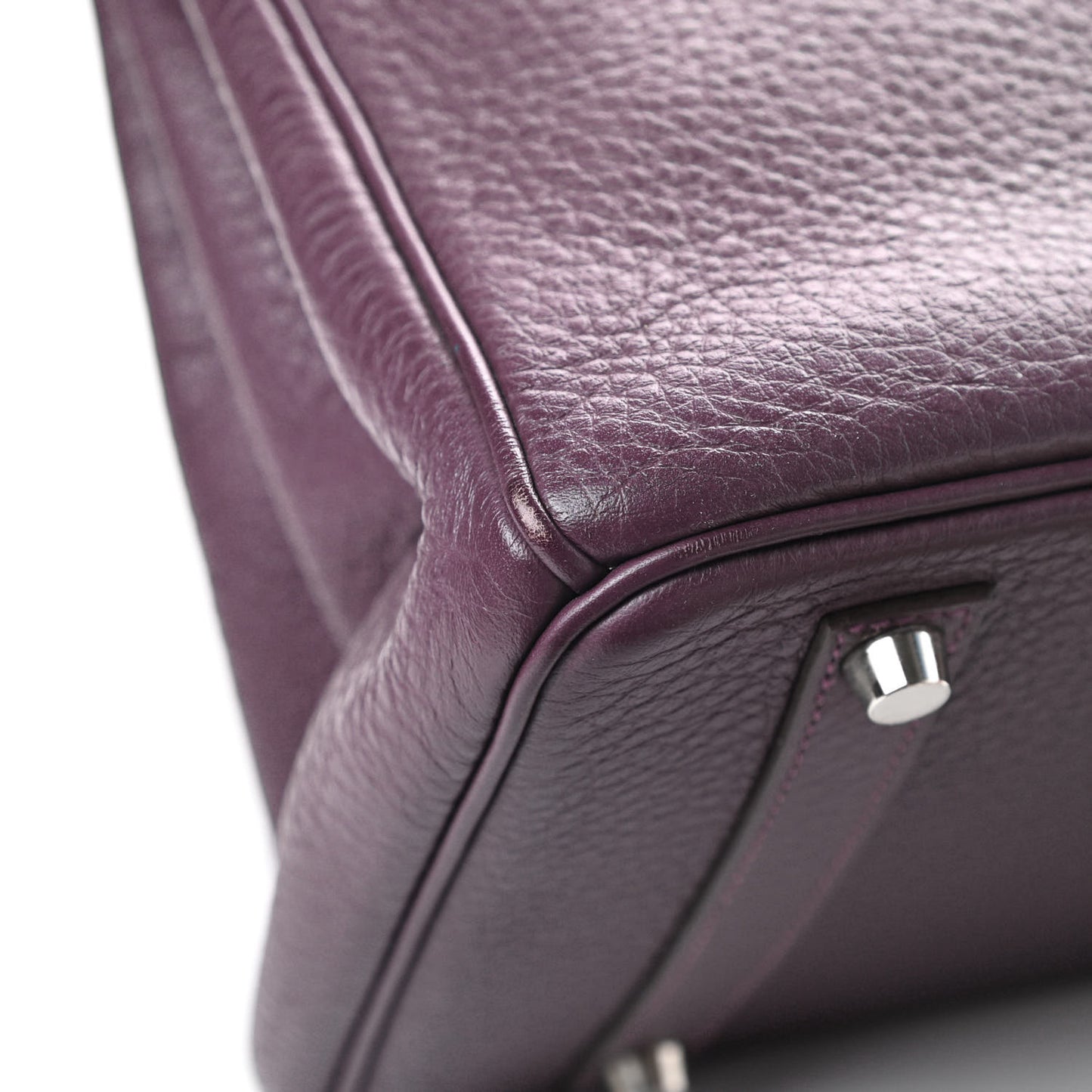 Taurillon Clemence Birkin 35 Raisin