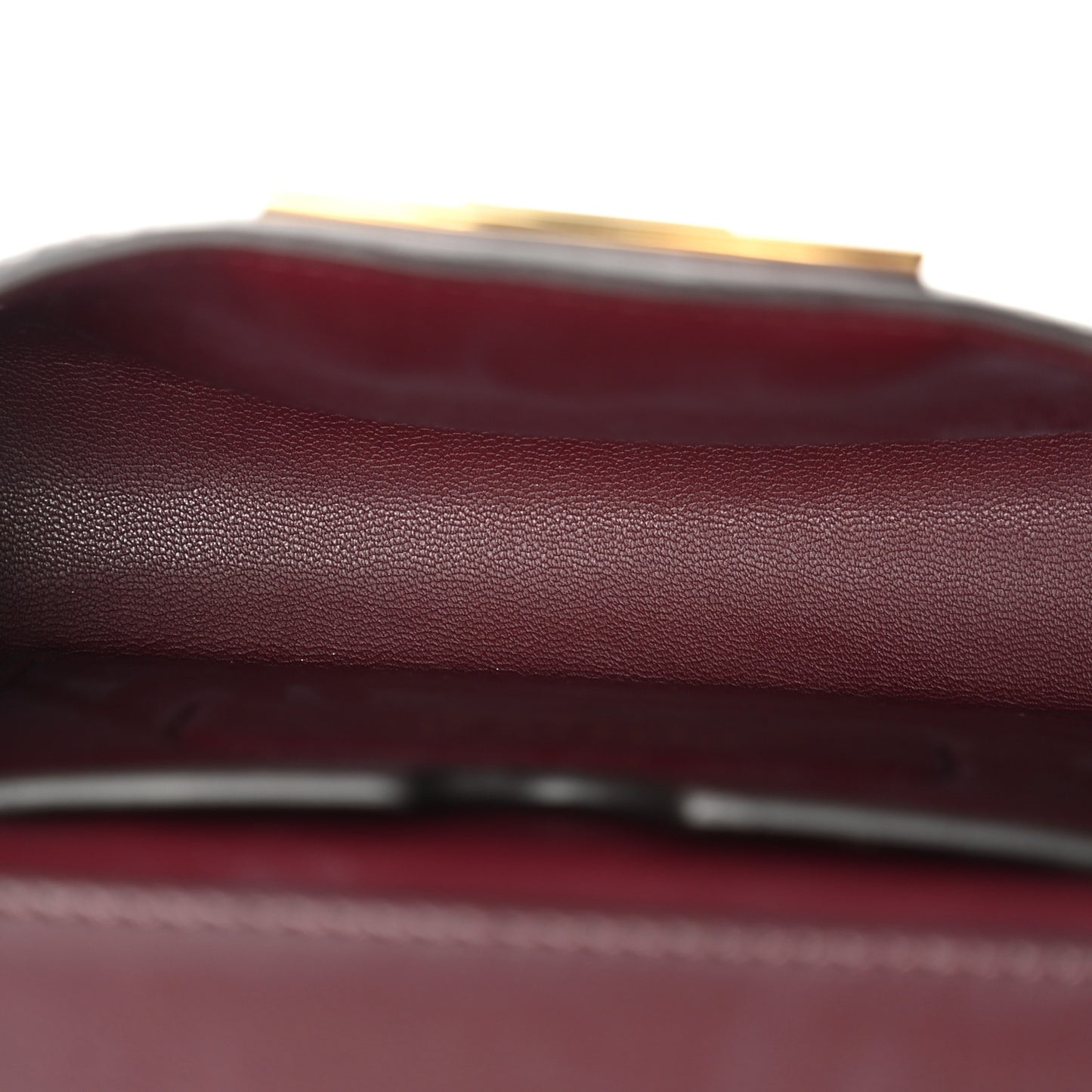 Calfskin Crocodile Embossed Eden Bag Eggplant