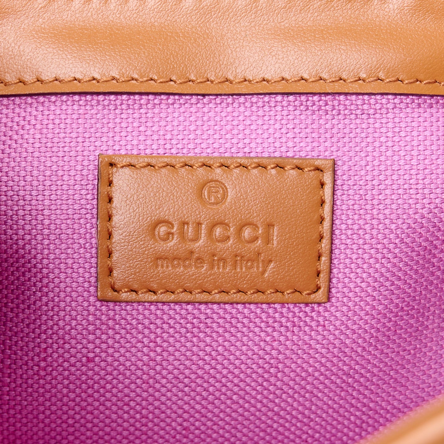 Woven Raffia Calfskin Super Mini GG Marmont Shoulder Bag Multicolor