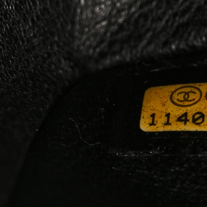 Chanel Caviar Quilted Medium Double Flap Black 7 of 11