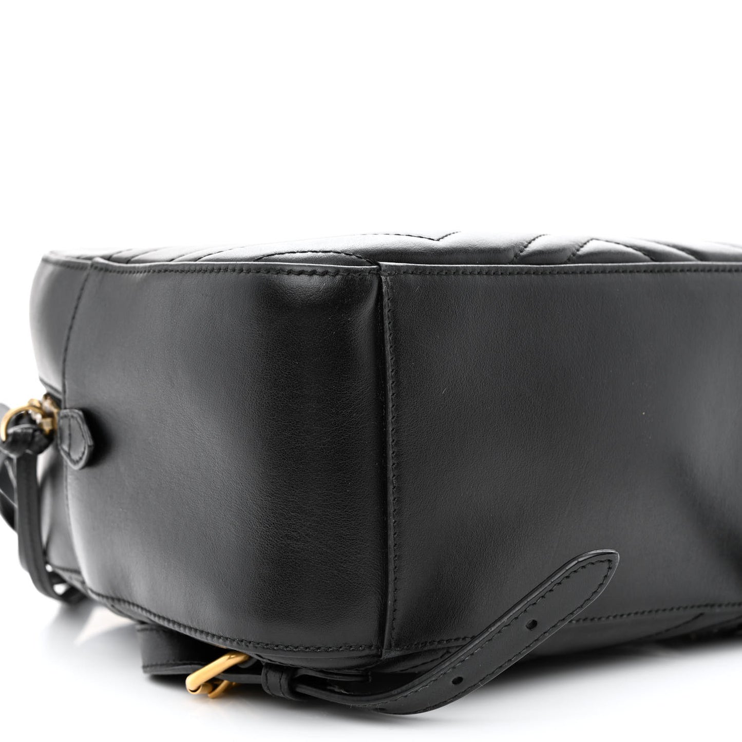 Calfskin Matelasse GG Marmont Backpack Black