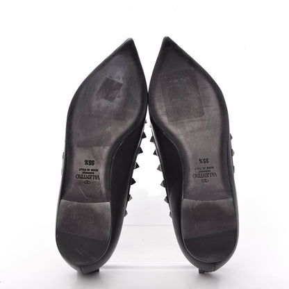 Valentino Garavani Nappa Rockstud Ballerina Flats 35.5 Black 5 of 9