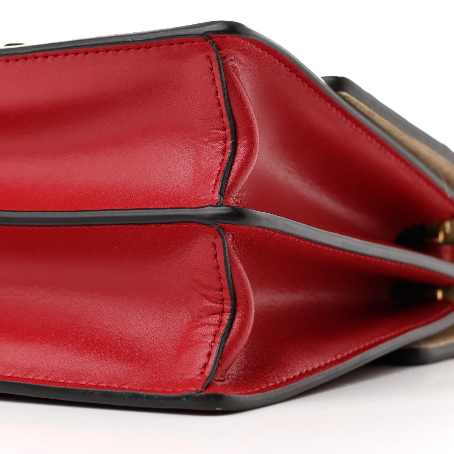 Vitello Liberty FF 1974 Embossed Small Kan I Shoulder Bag Fragola