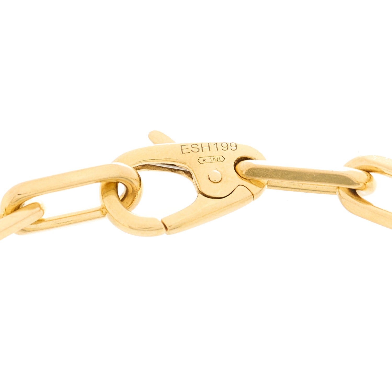 Cartier 18K Yellow Gold Santos de Cartier Link Chain Bracelet 3 of 5