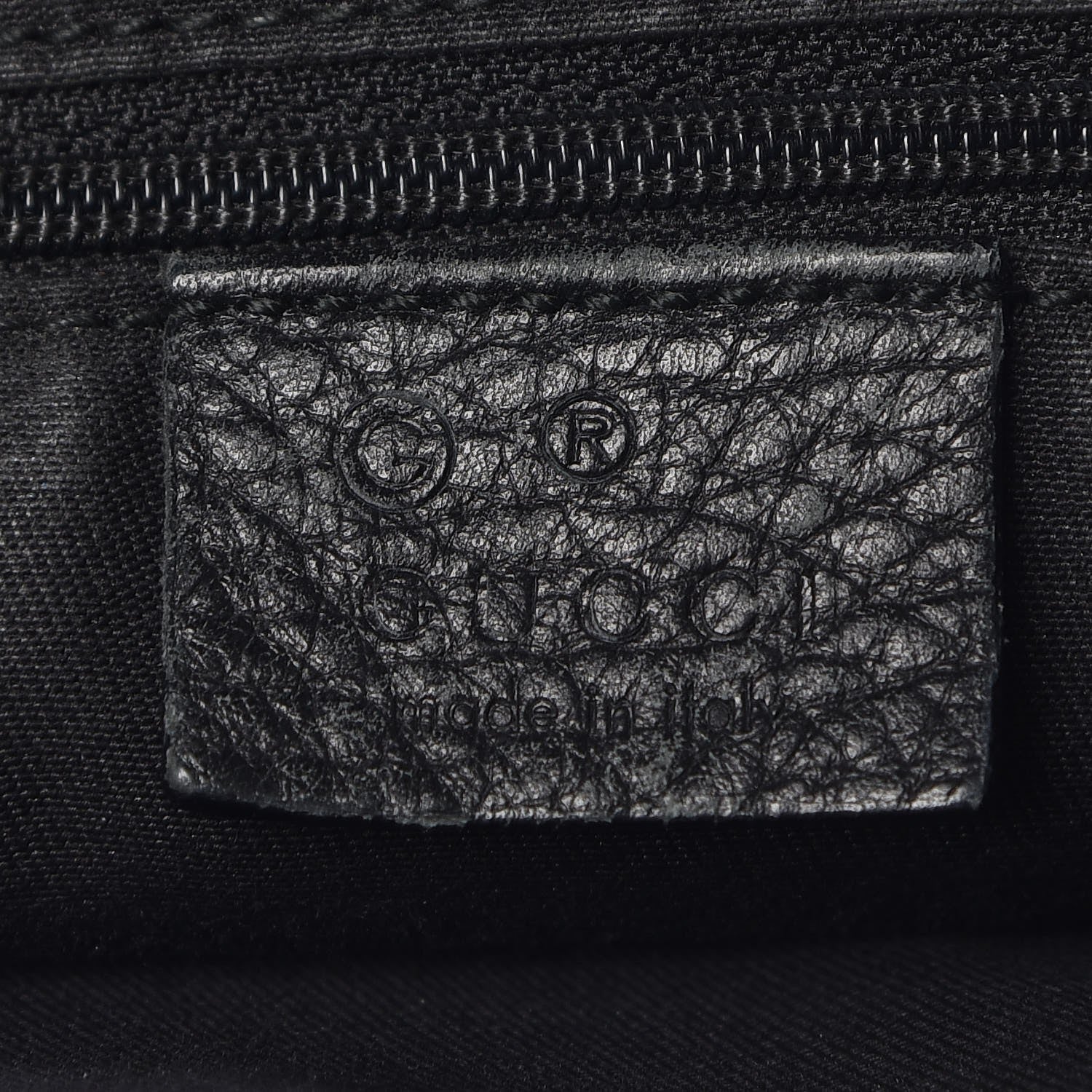 Gucci Nylon Monogram Medium Abbey Convertible Tote Black 7 of 12