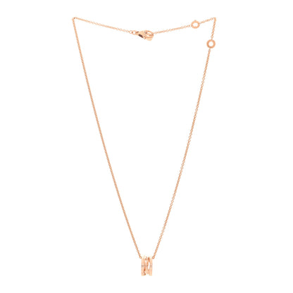 Bulgari 18K Rose Gold B.Zero1 Open Legends Pendant Necklace 3 of 6