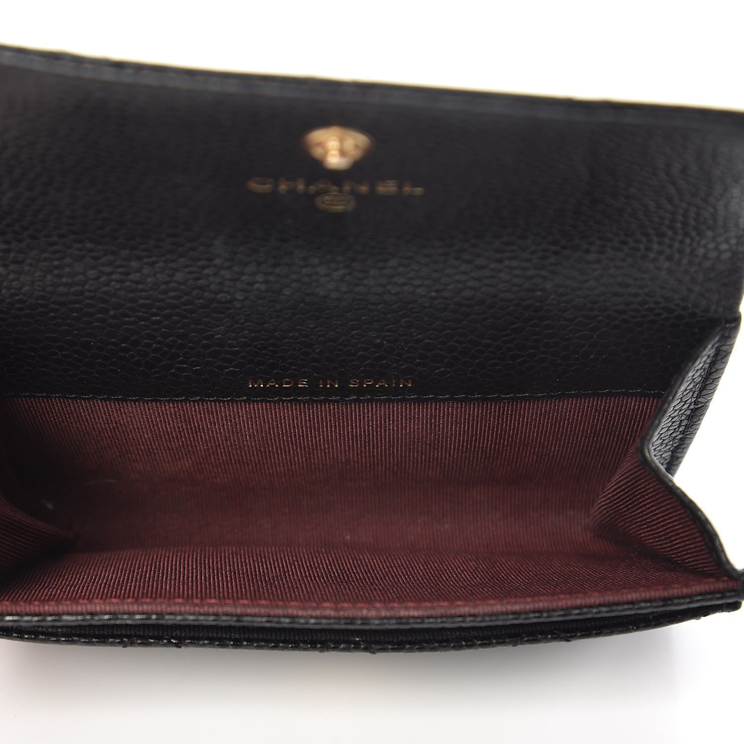 Chanel Caviar Quilted Flap Card Holder Black 5 of 11