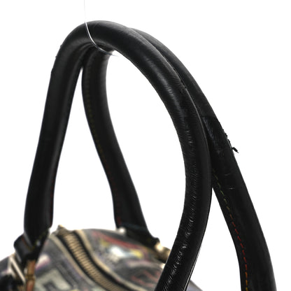 Fendi Zucca Spalmati Vitello FF Multicolor Forever Boston Multicolor Black 25 of 31