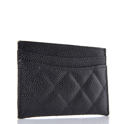 Chanel Caviar Quilted Card Holder Black 3 of 8