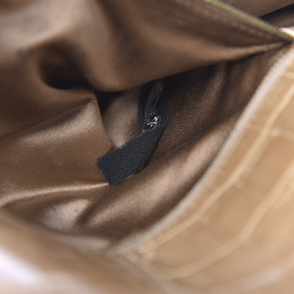 Fendi Fabric Crocodile Crystal Lizard Baguette 8 of 11