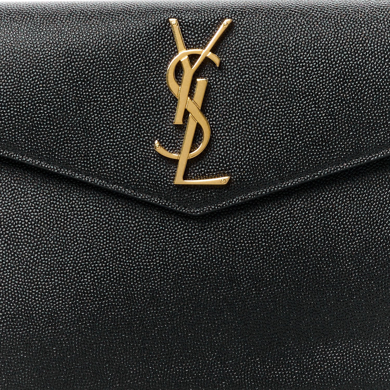 Saint Laurent SAINT LAURENT Grain De Poudre Uptown Pouch Black 8 of 9