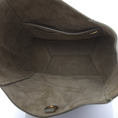 Celine Soft Grained Calfskin Sangle Bucket Bag Taupe 5 of 9