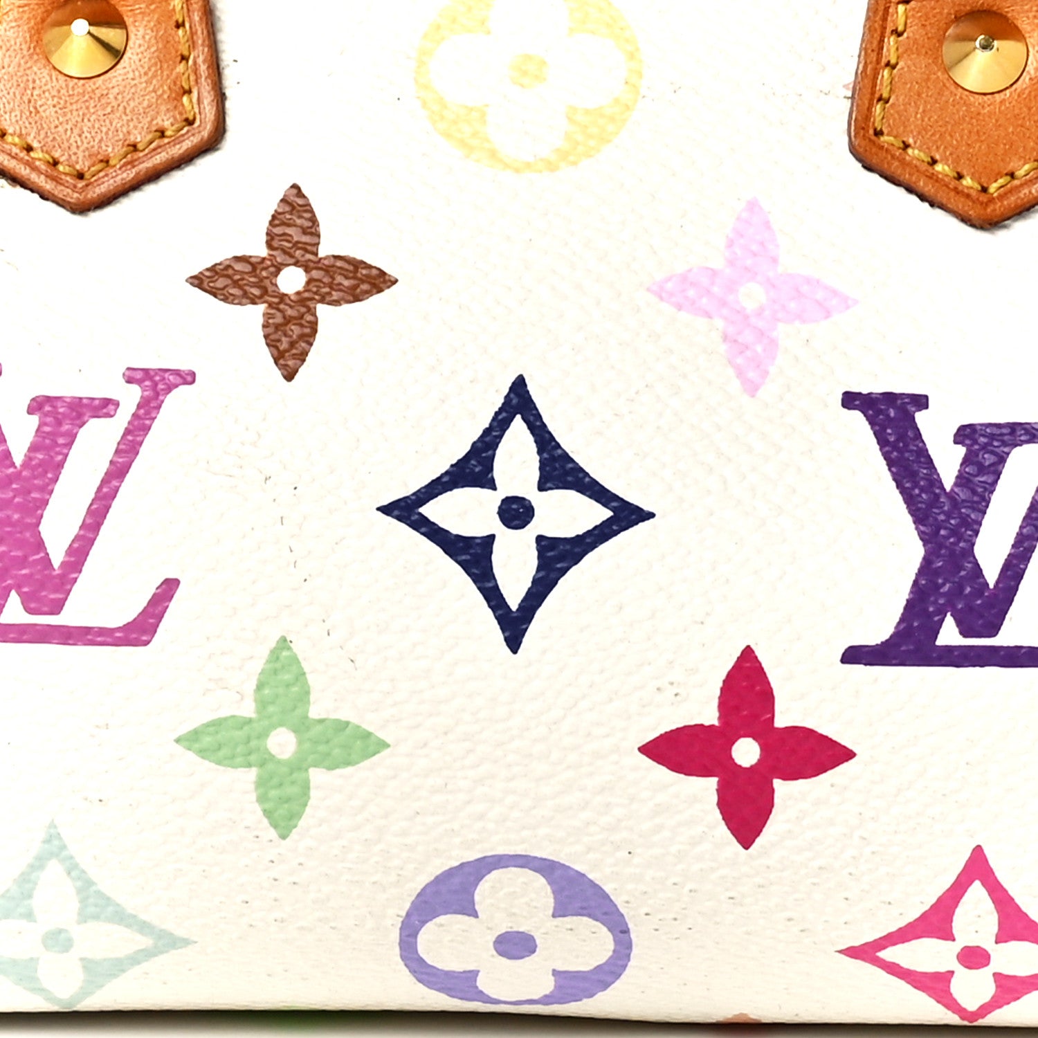 Louis Vuitton Monogram Multicolor Mini Sac HL Speedy White 7 of 11