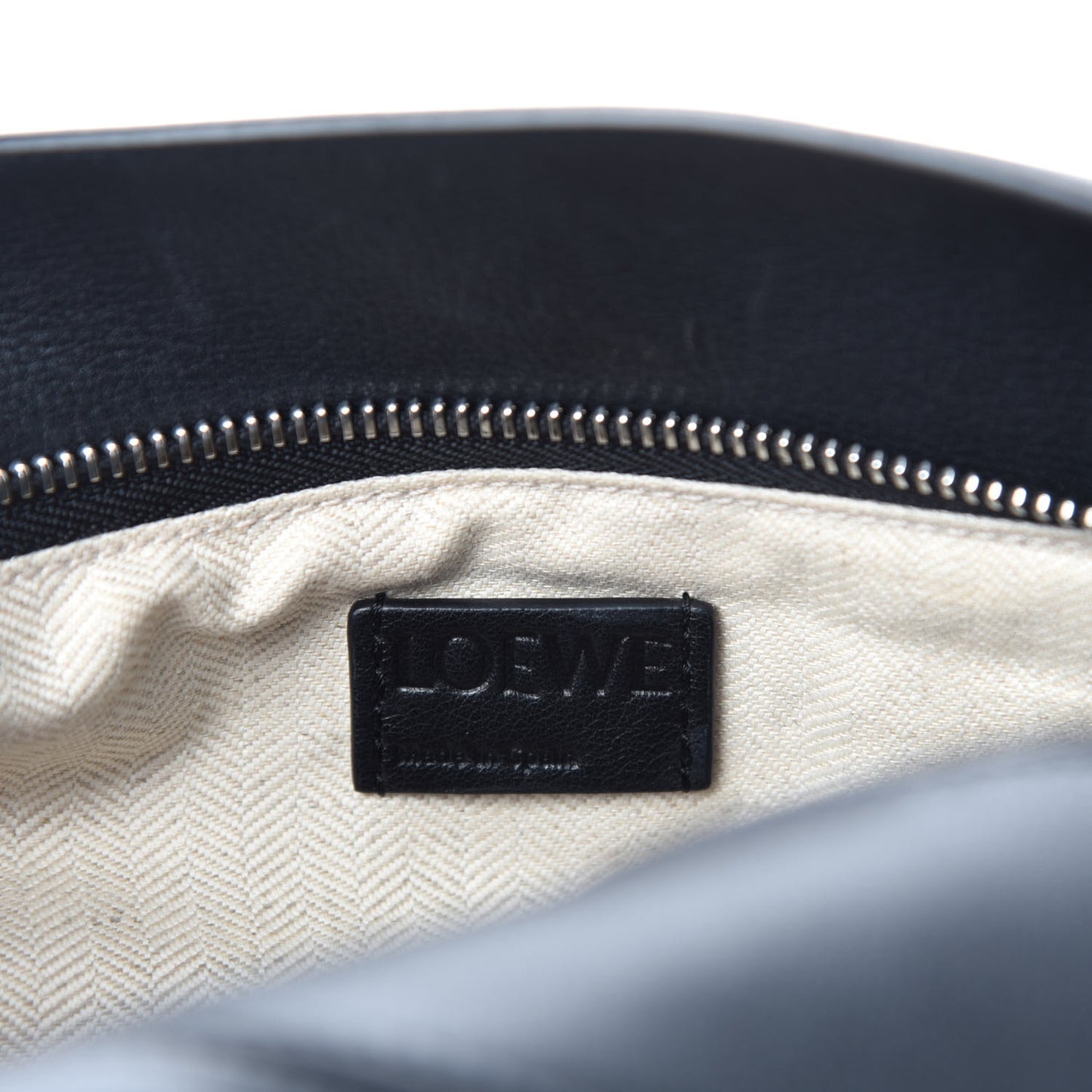 Calfskin Small Puzzle Bag Black