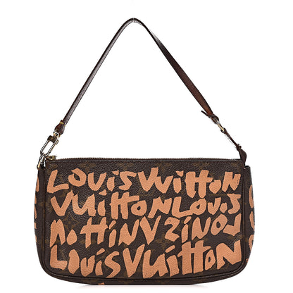 Louis Vuitton Monogram Graffiti Pochette Accessories Peach 1 of 11
