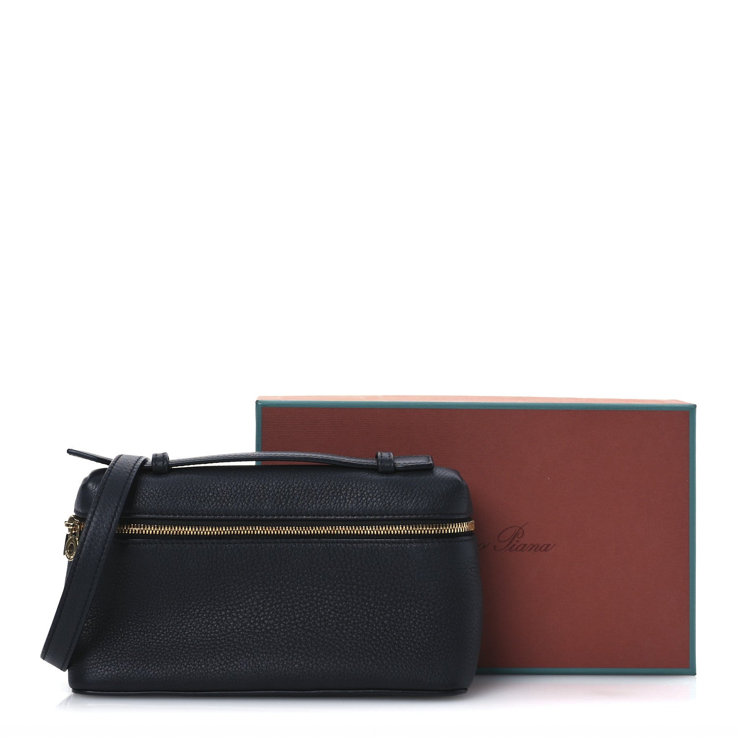 Loro Piana Tender Calfskin L19 Extra Pocket Pouch Black 11 of 11