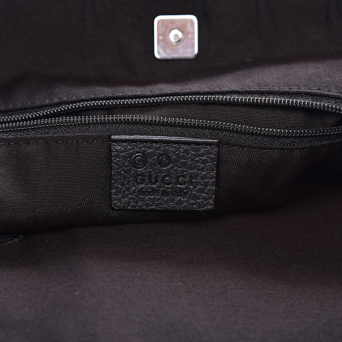 Nylon Monogram Large Abbey Tote Dark Brown