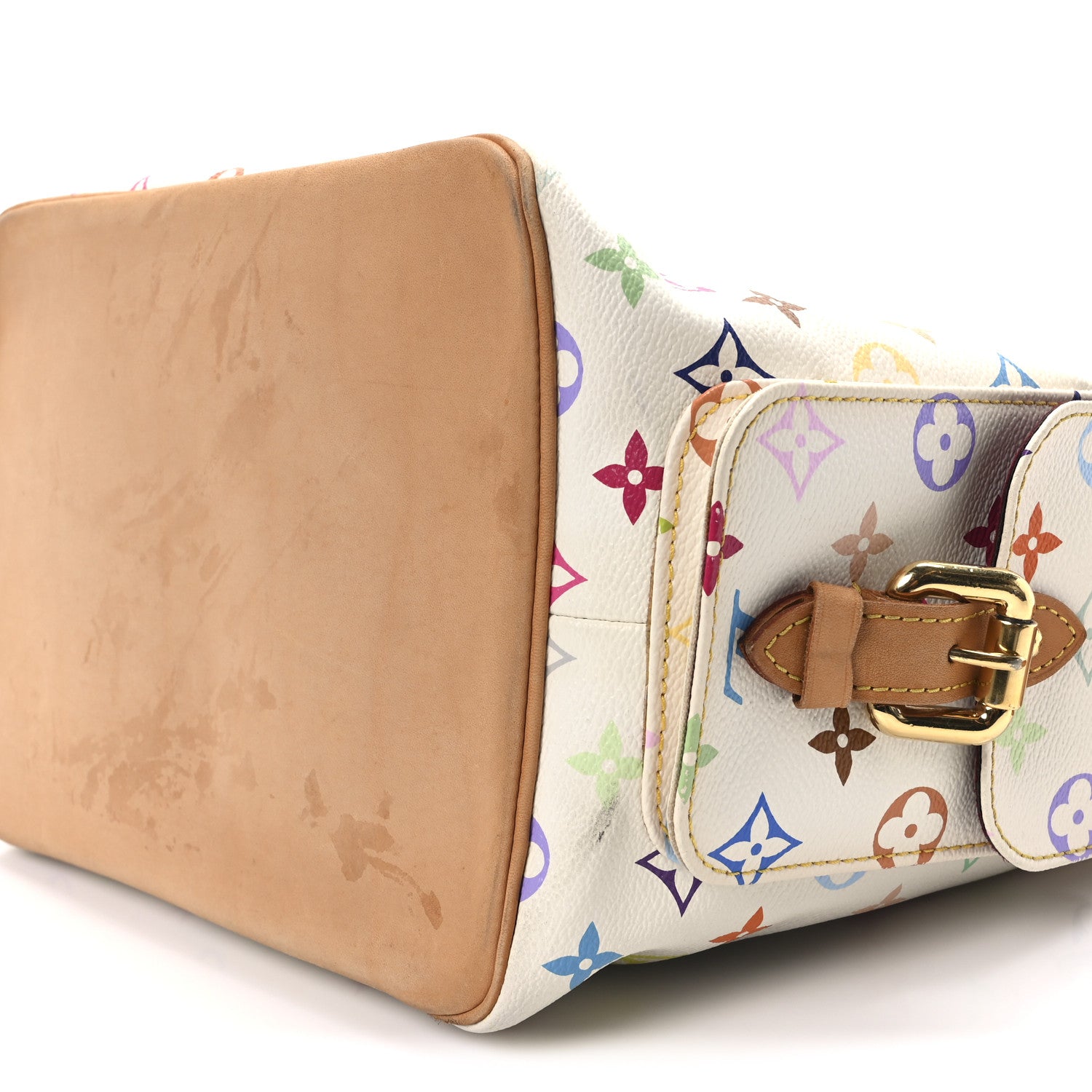 Louis Vuitton Monogram Multicolor Petit Noe White 9 of 9