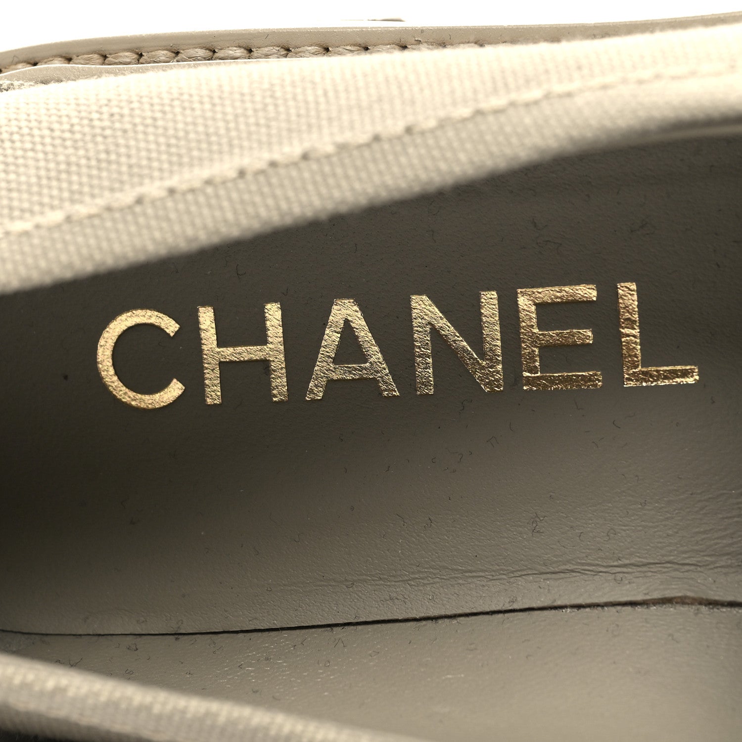 Chanel Canvas Quilted CC Turnlock Loafers 40 Beige 8 of 9