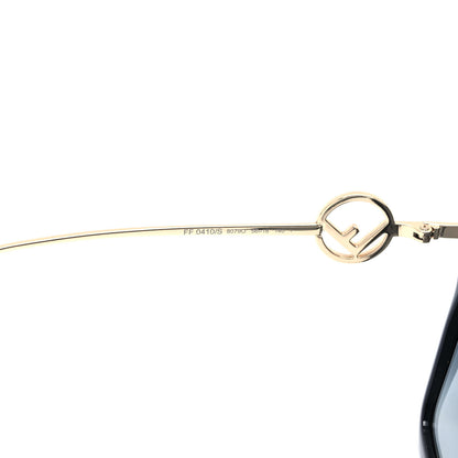 Fendi Acetate Metal F is Fendi FF Butterfly Sunglasses FF 0410/S Black 6 of 7