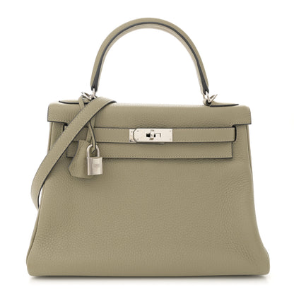 Hermes Taurillon Clemence Kelly Retourne 28 Sauge 1 of 13