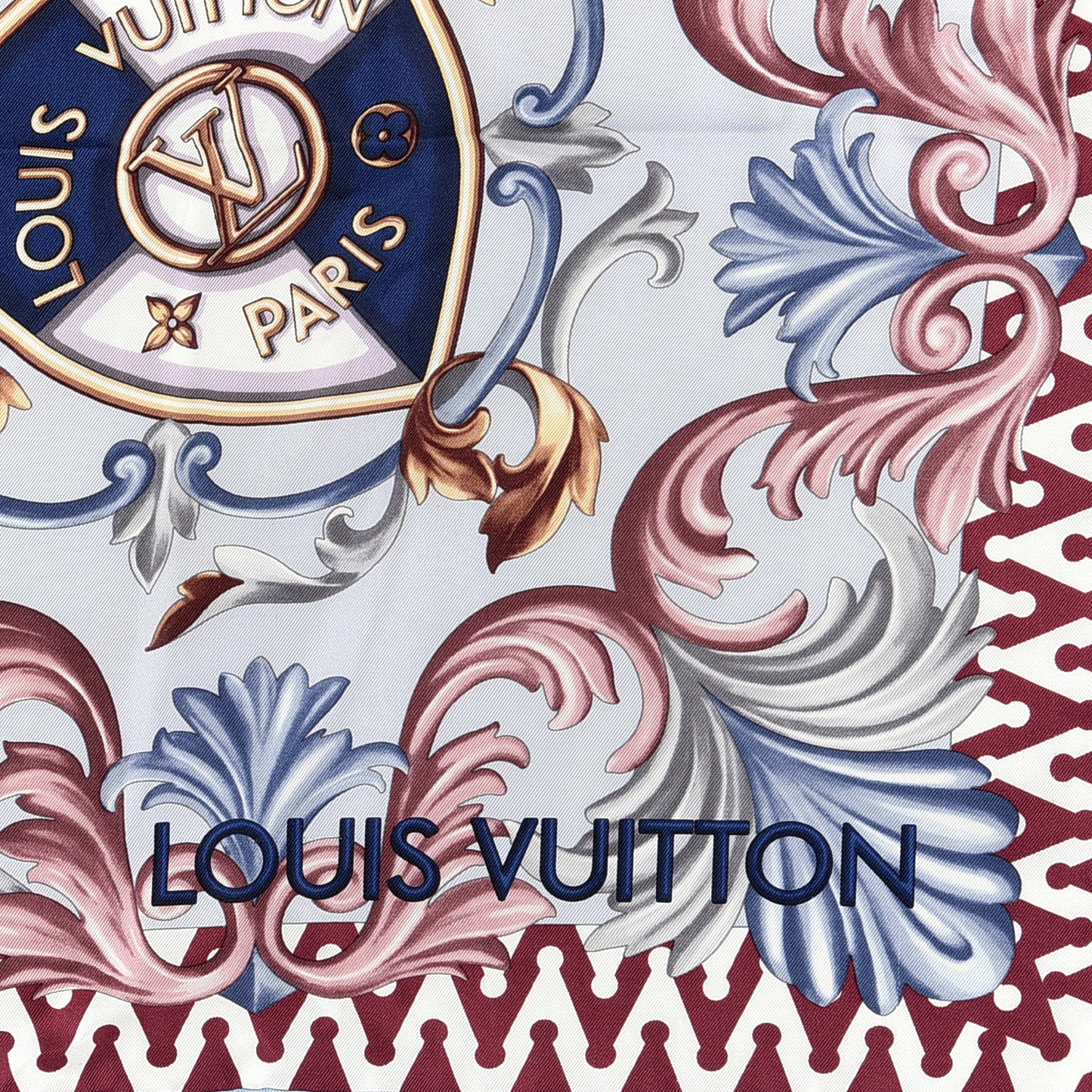 Silk Trunks And Bags Square Scarf Multicolor