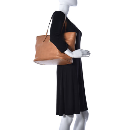 MCM Calfskin Ottomar Monogram Tote Cognac 2 of 13