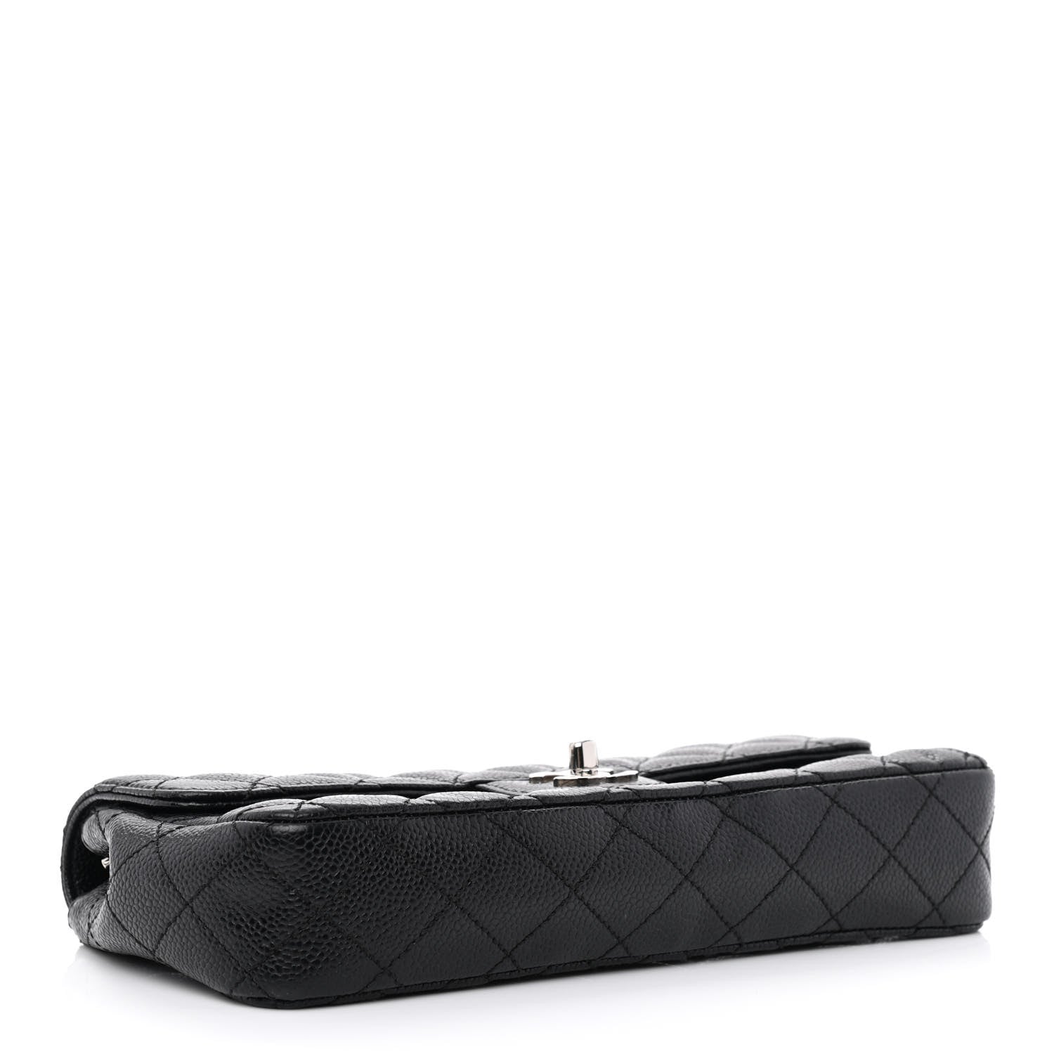 Chanel Caviar Quilted East West Flap Black 4 of 10