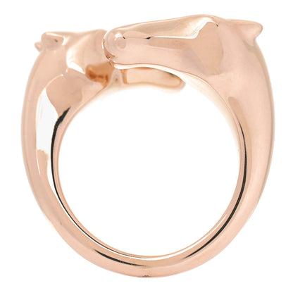 Hermes 18K Rose Gold PM Galop Ring 50 5.25 3 of 7