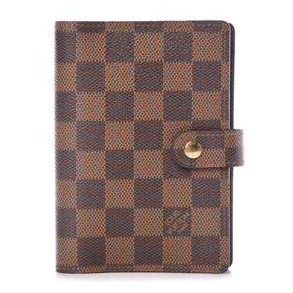 Louis Vuitton Damier Ebene Small Ring Agenda Cover 1 of 7