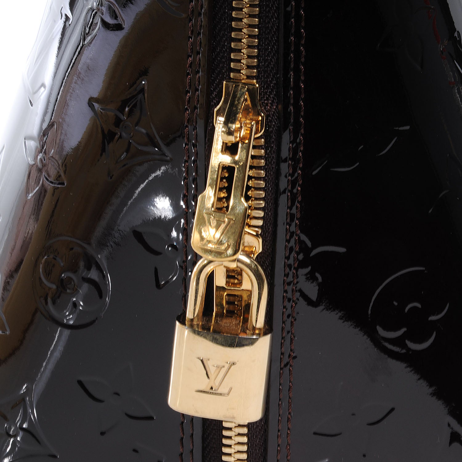 Louis Vuitton Vernis Alma GM Amarante 6 of 8
