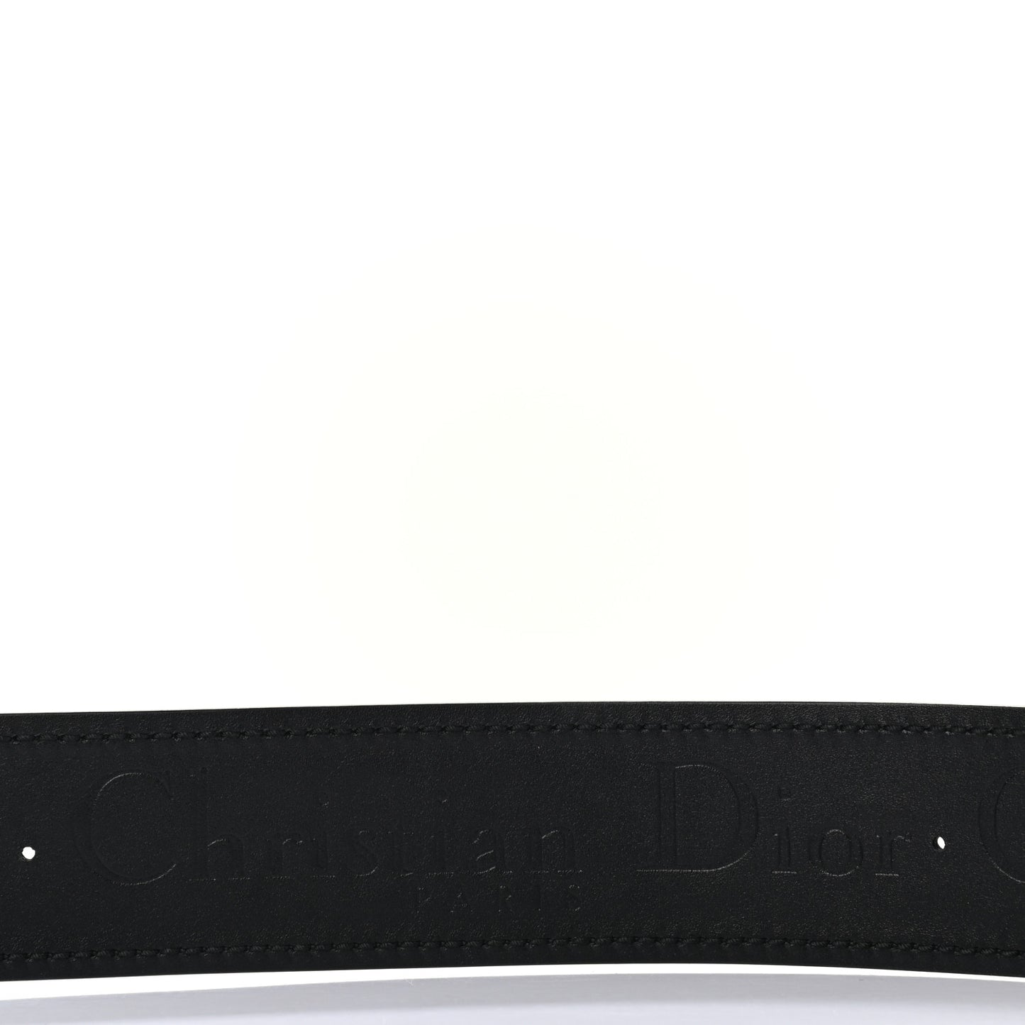 Calfskin Studded J’Adior Shoulder Strap Black