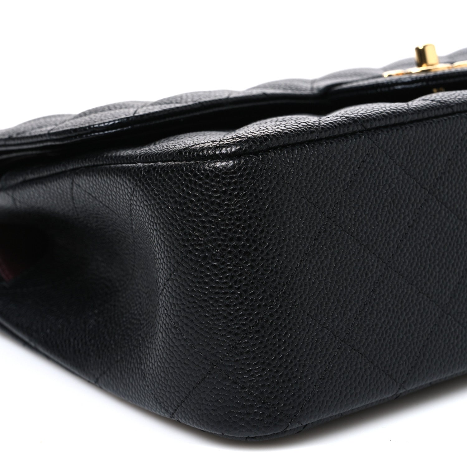 Chanel Caviar Quilted Jumbo Double Flap Black 8 of 10