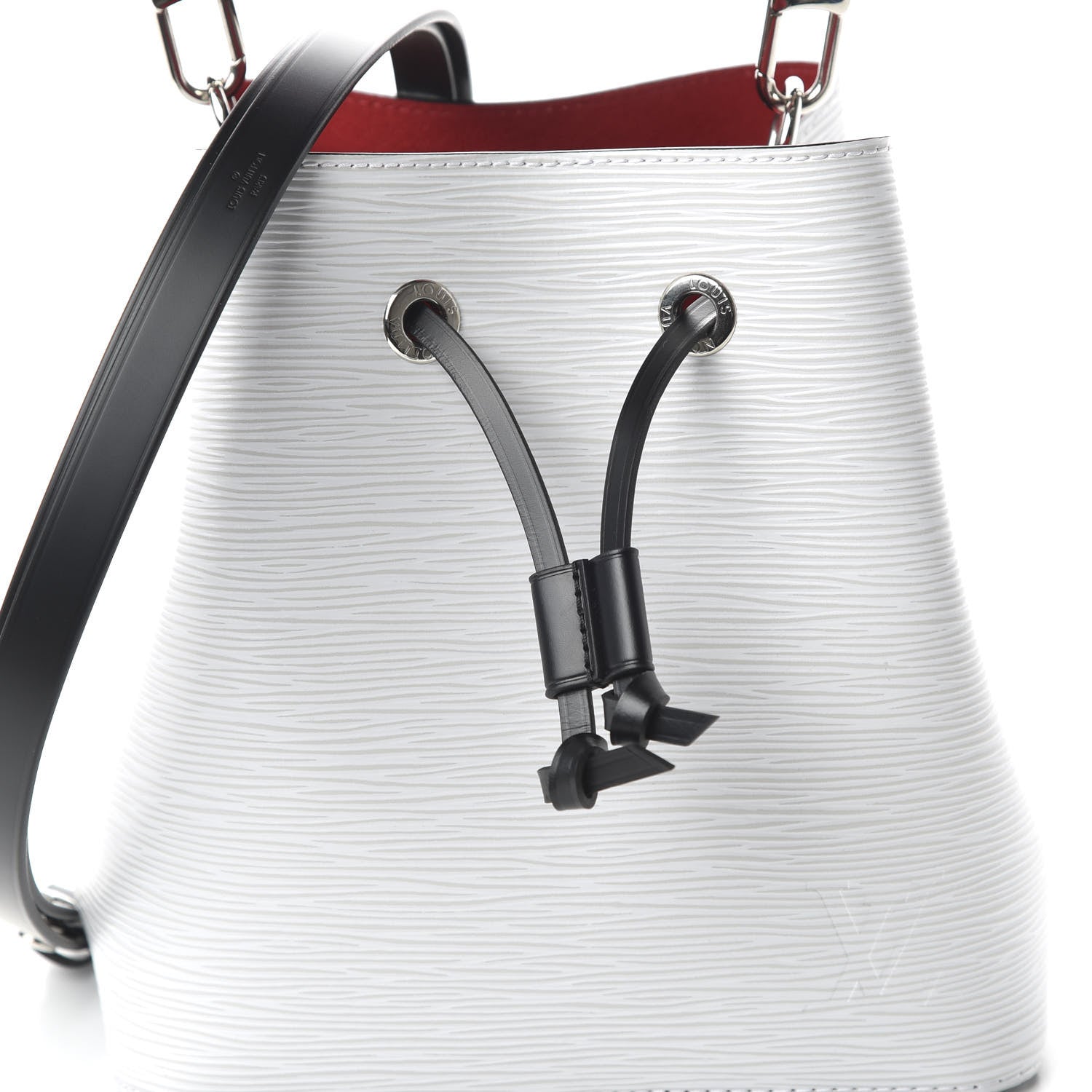 Louis Vuitton Epi Neonoe Black White Scarlet 10 of 11