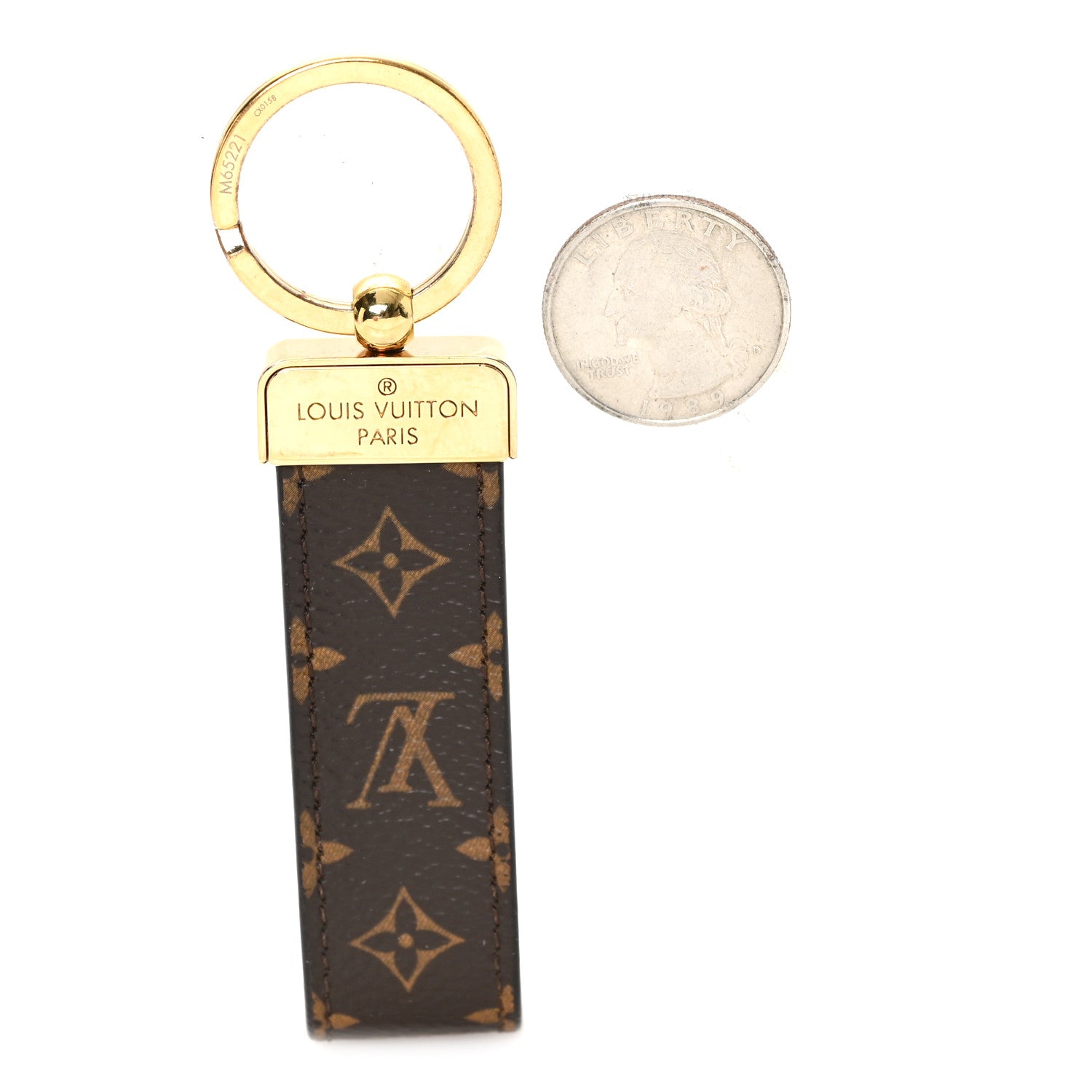 Louis Vuitton Monogram Dragonne Key Holder 2 of 3