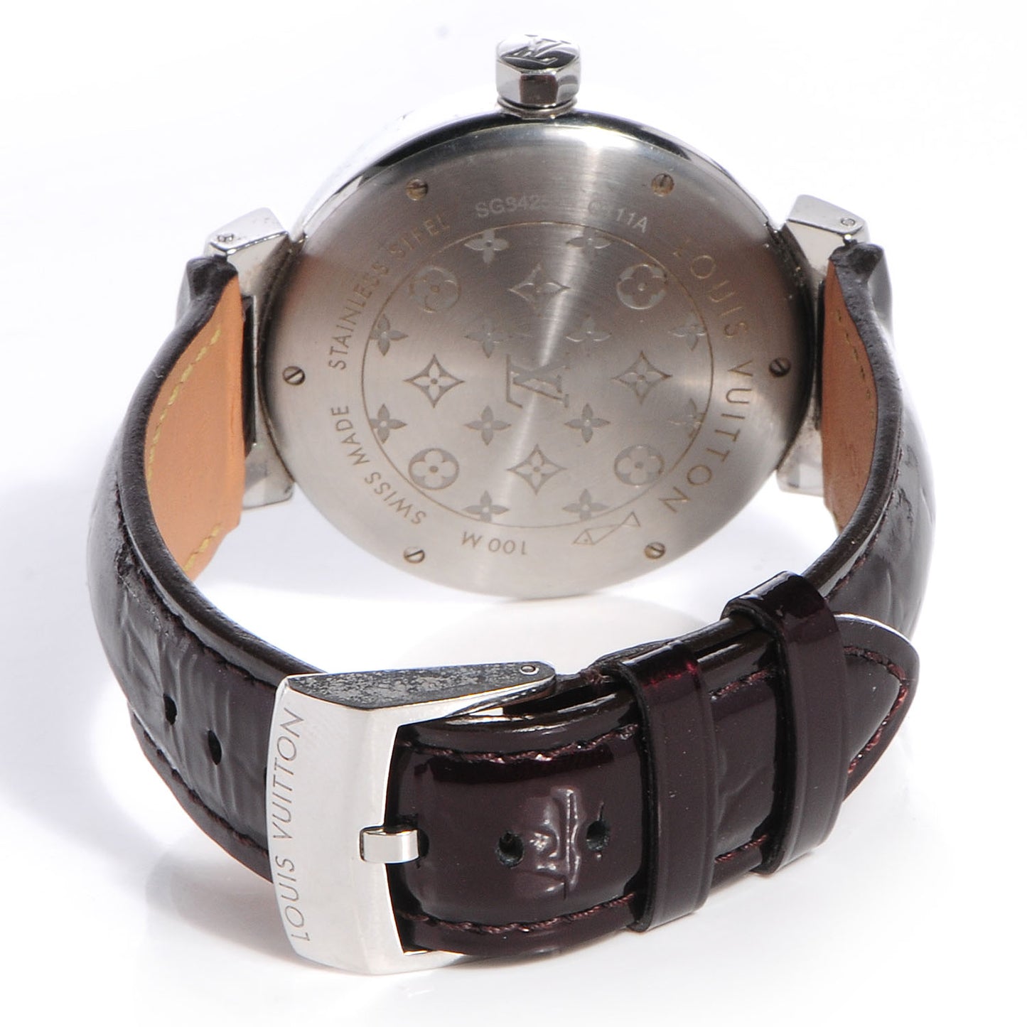 Vernis Diamond Tambour Disc Watch L Amarante