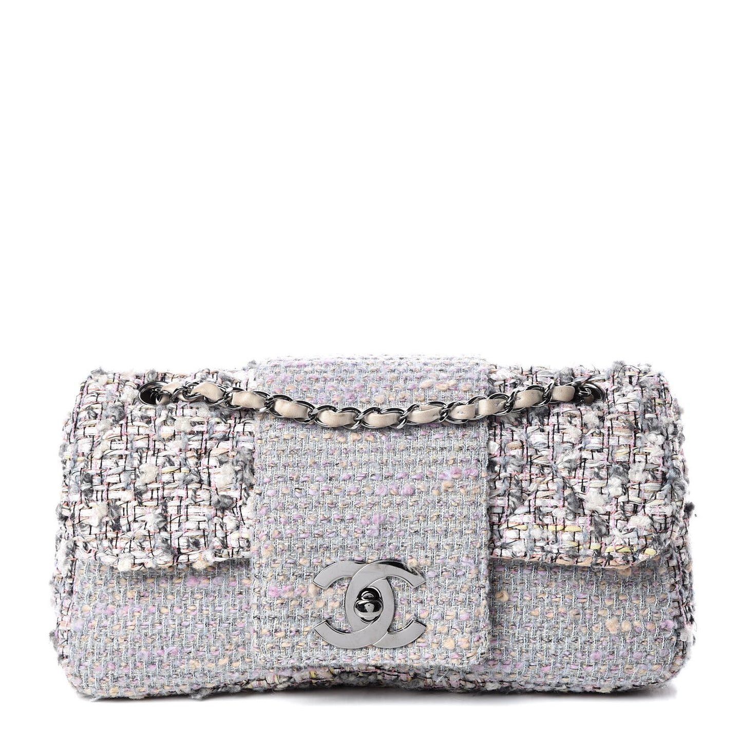Tweed Medium Fantasy Flap Grey