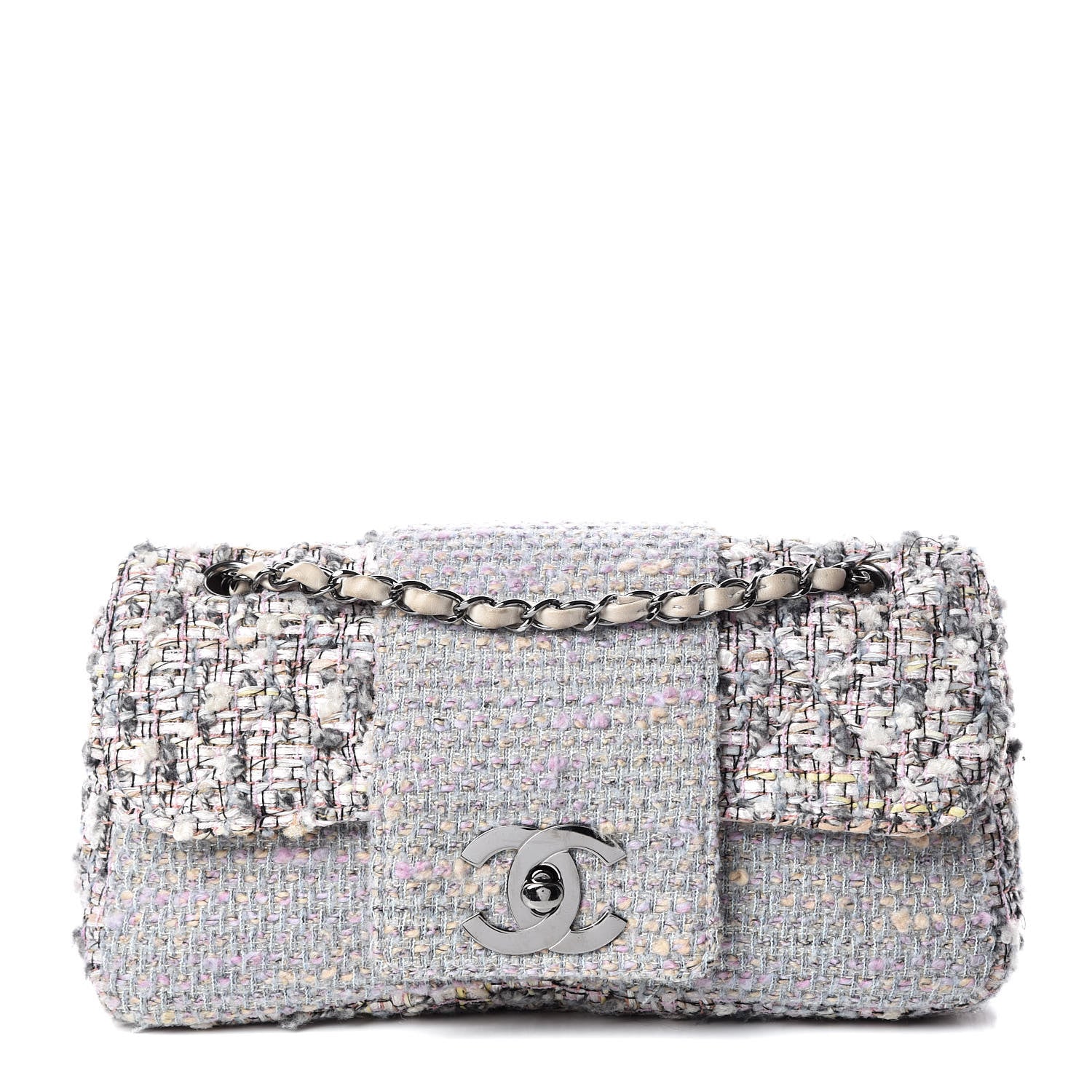 Chanel Tweed Medium Fantasy Flap Grey 1 of 11
