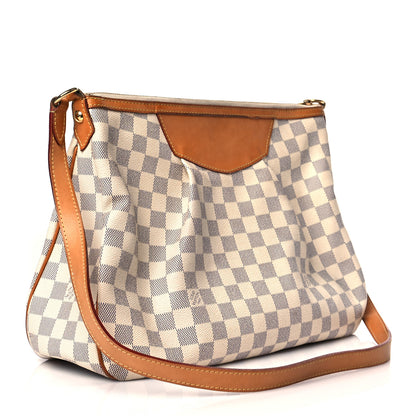 Louis Vuitton Damier Azur Siracusa MM 2 of 18