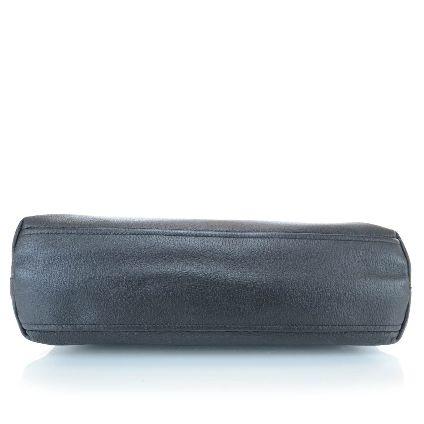 Leather Shopper Tote Nero Black