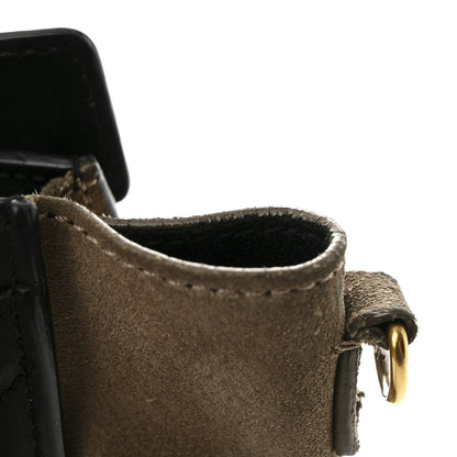 Celine Baby Grained Calfskin Nubuck Nano Tri-Color Luggage Stone 12 of 14