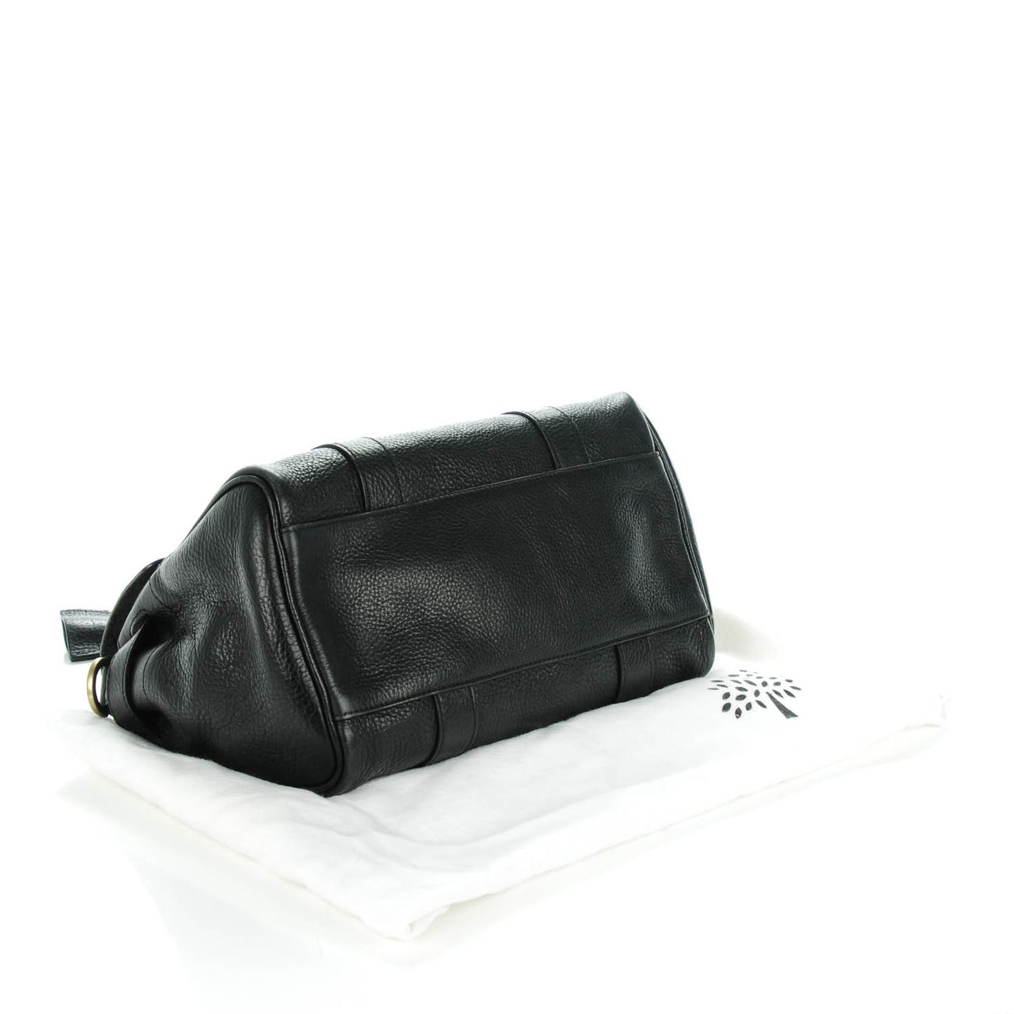 Shiny Grain Small Bayswater Black
