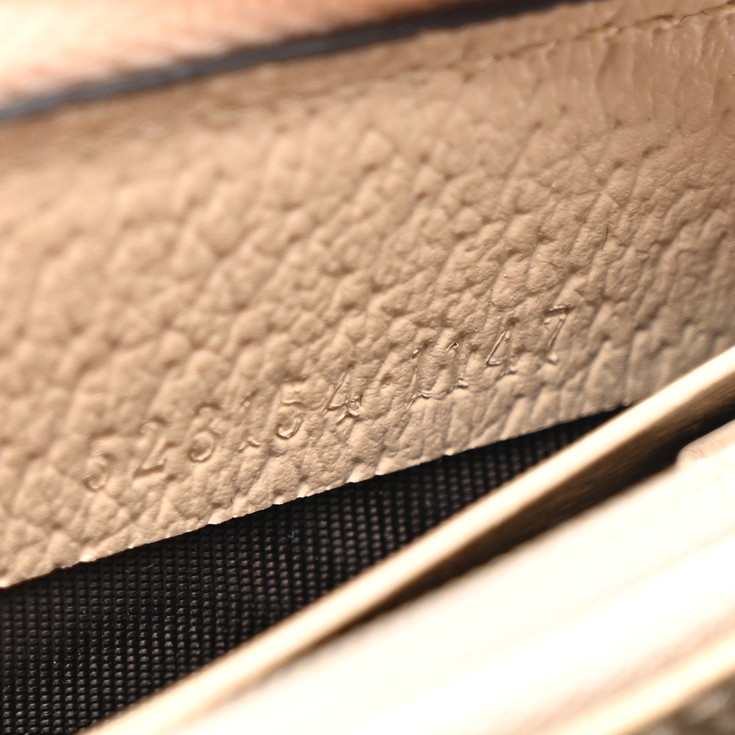 GG Supreme Monogram Textured Dollar Calfskin Web Ophidia Zip Around Wallet Beige Mystic White Oatmeal