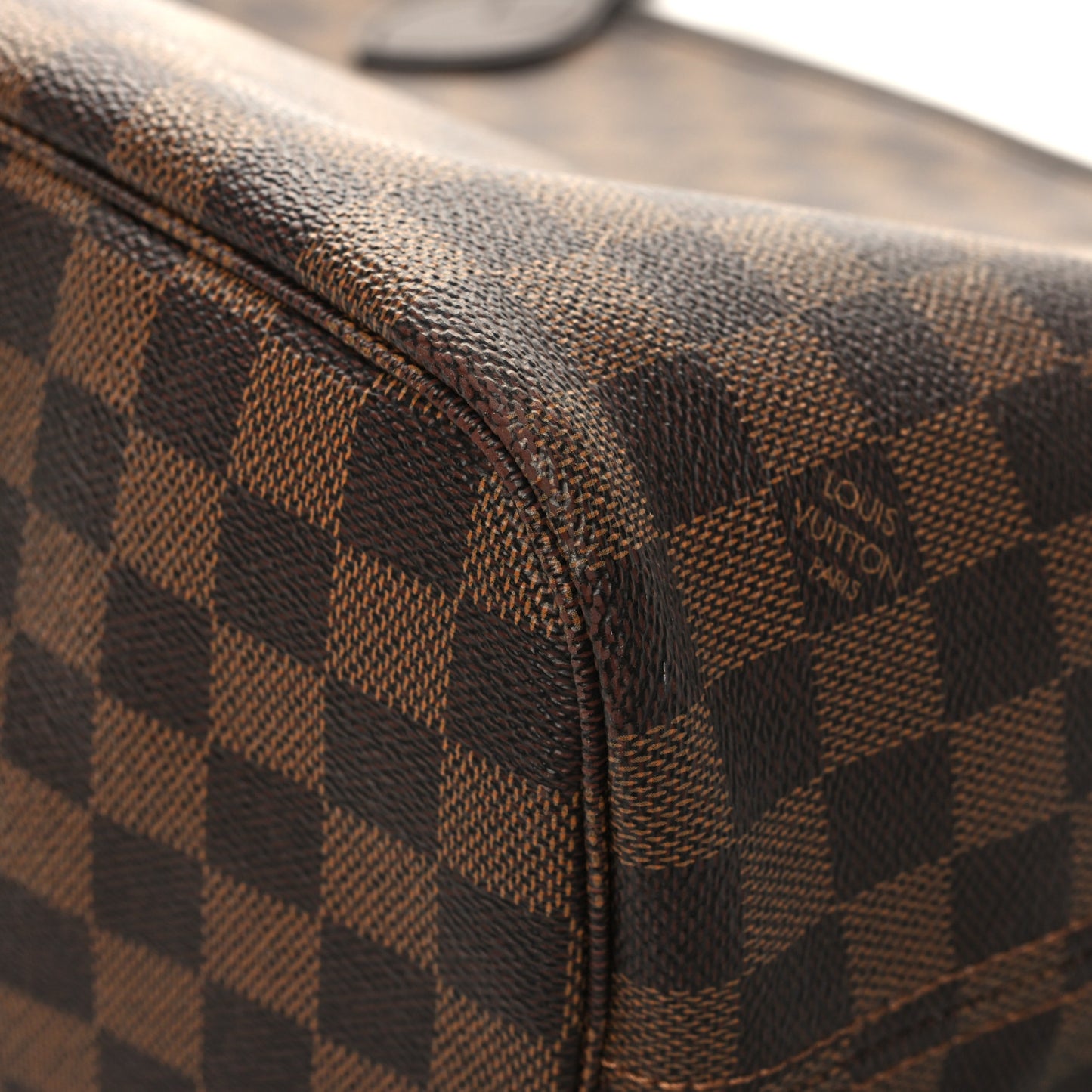Damier Ebene Neo Neverfull MM Rose Ballerine