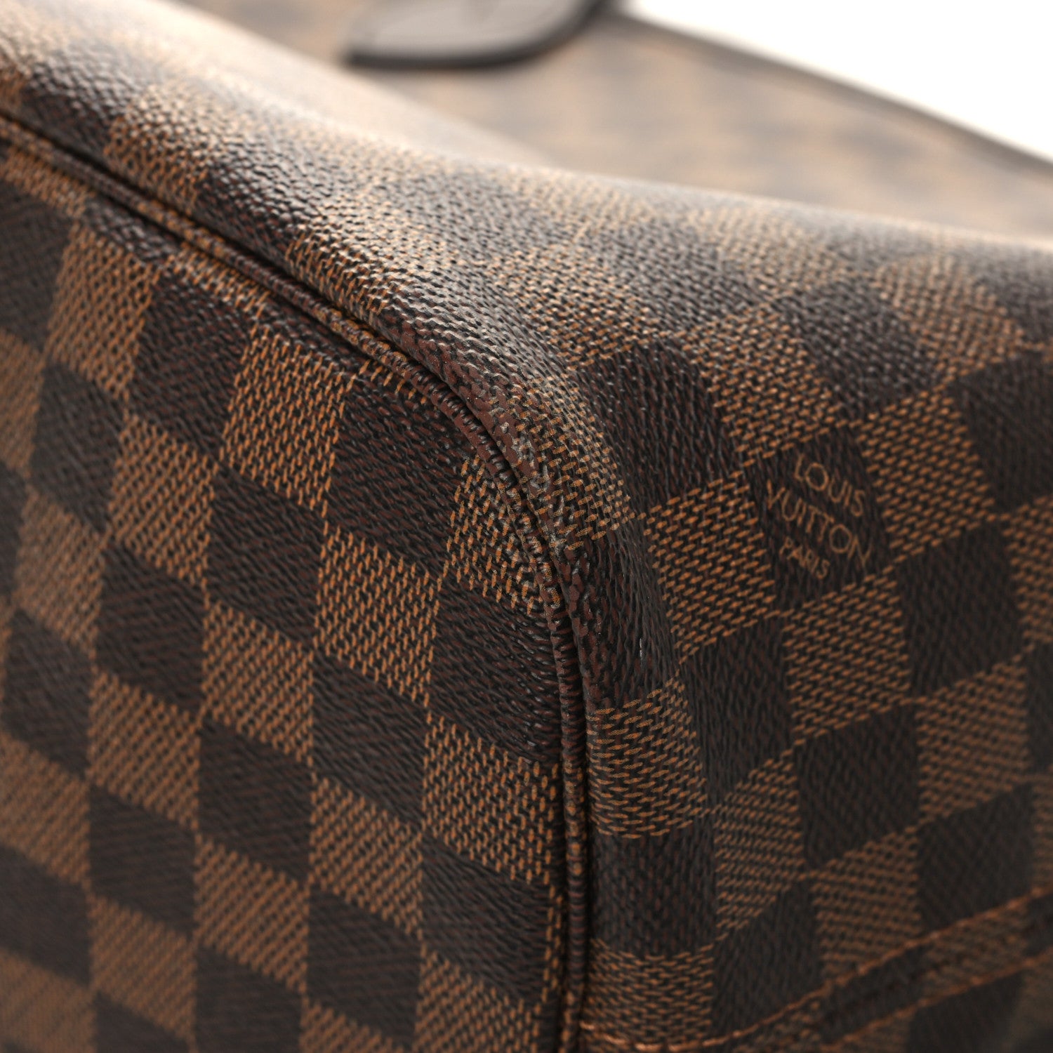 Louis Vuitton Damier Ebene Neo Neverfull MM Rose Ballerine 12 of 15